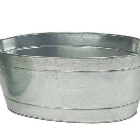 Tubs galvanized (oval or rectangular )