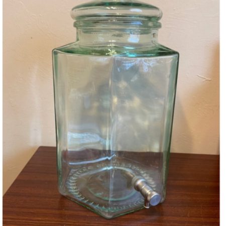 Glass Italian beverage jar 3 gallon